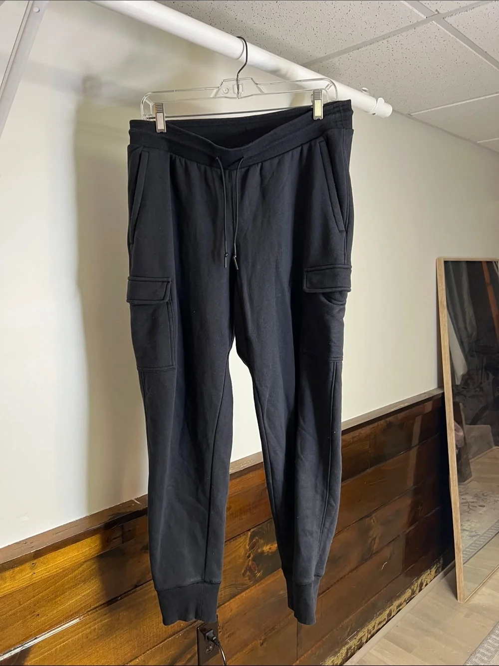 all in motion Men’s 3-Pack Joggers in Black, Gray & Burgundy- M‎